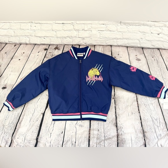 NEW DEF LEPPARD GIRLS BOMBER JACKET - Picture 3 of 9